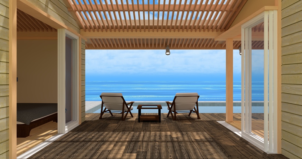 VRChat向け住宅ワールド『The BeachHouse』