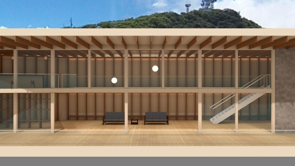 VRChat向け『HillTopRoom』【Unity2022/VCC対応、Quest対応版あり】