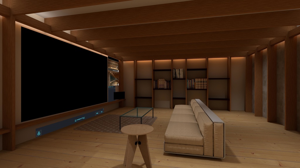 VRChat向け『HillTopRoom』【Unity2022/VCC対応、Quest対応版あり】