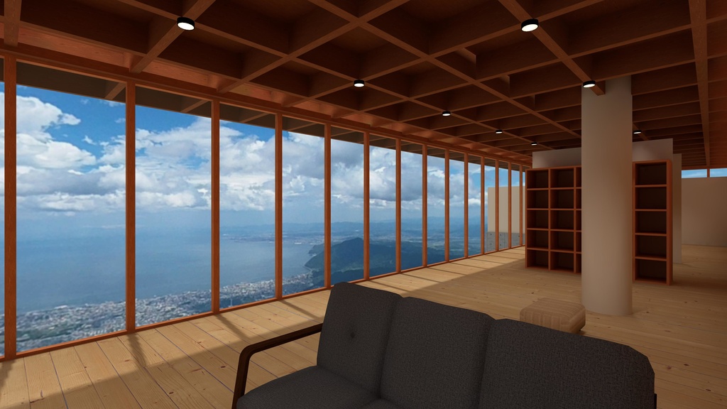 VRChat向け『HillTopRoom』【Unity2022/VCC対応、Quest対応版あり】