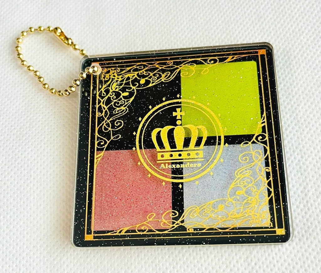 【IC21】帝黒学園イメージ・コスメパレット風アクリルキーホルダー