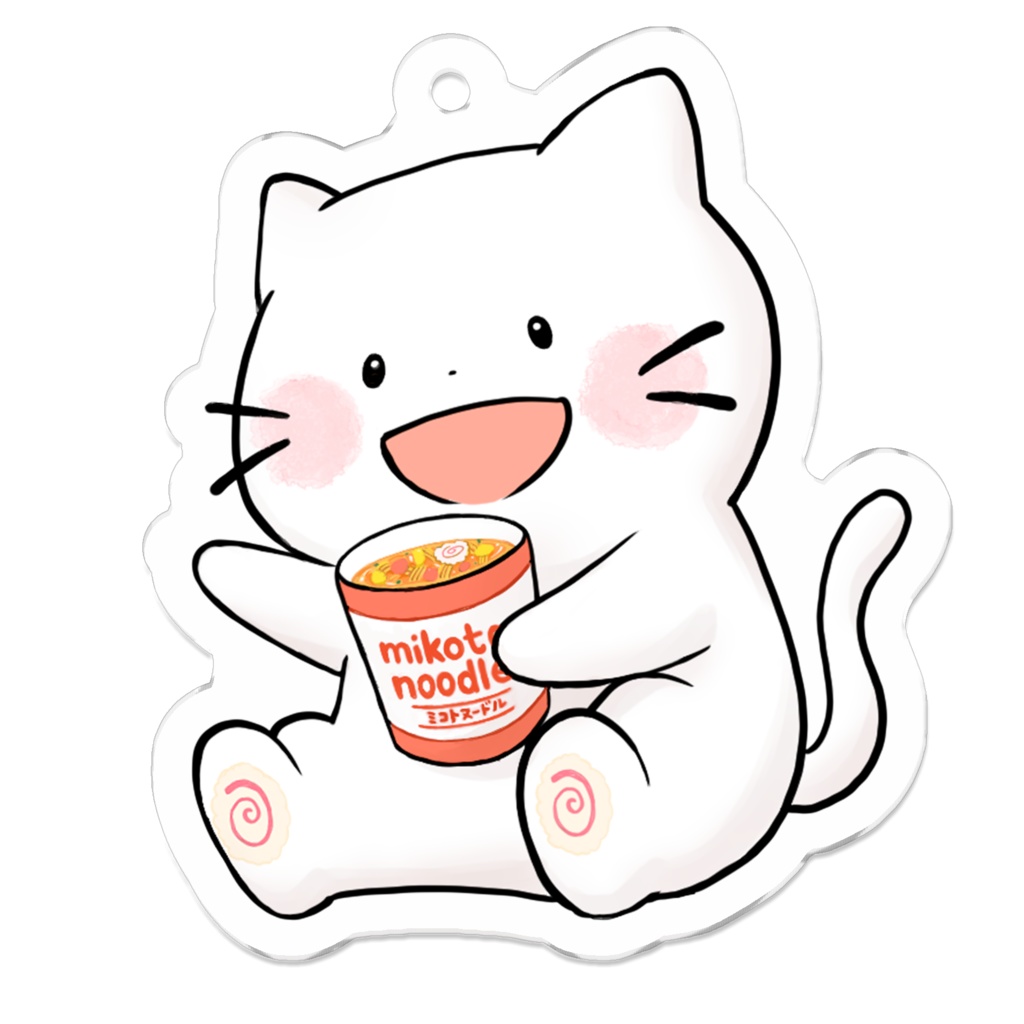 【再販】みこねこ アクリルキーホルダー