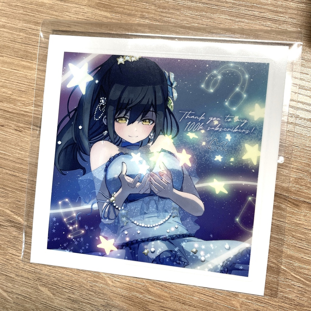 みことYouTube10万人記念ステッカー