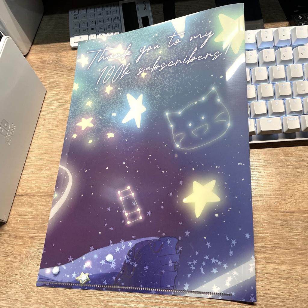 みことYouTube10万人記念クリアファイル(A4)