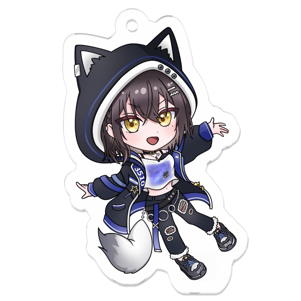 【新作】みこと アクリルキーホルダー(ケモ耳ver.)