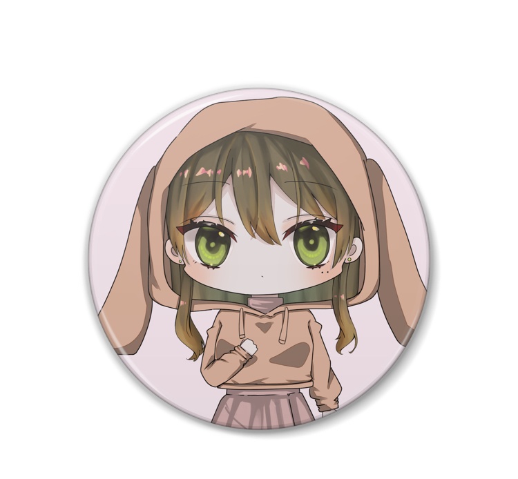 ミニ川野(初期)缶バッジ