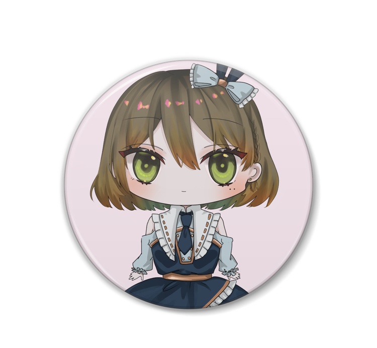 ミニ川野缶バッジ