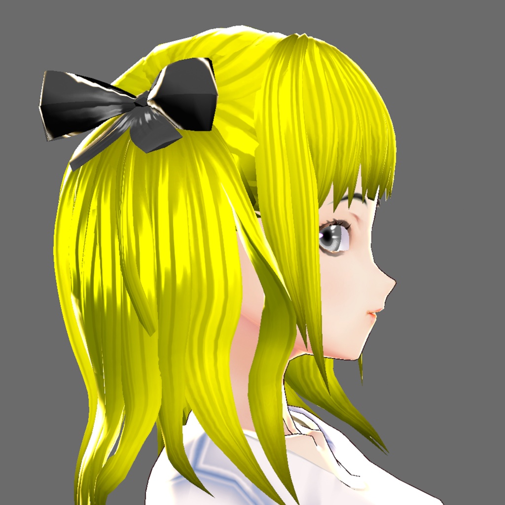 【VRoid用】ヘアプリセット (ツインテール)