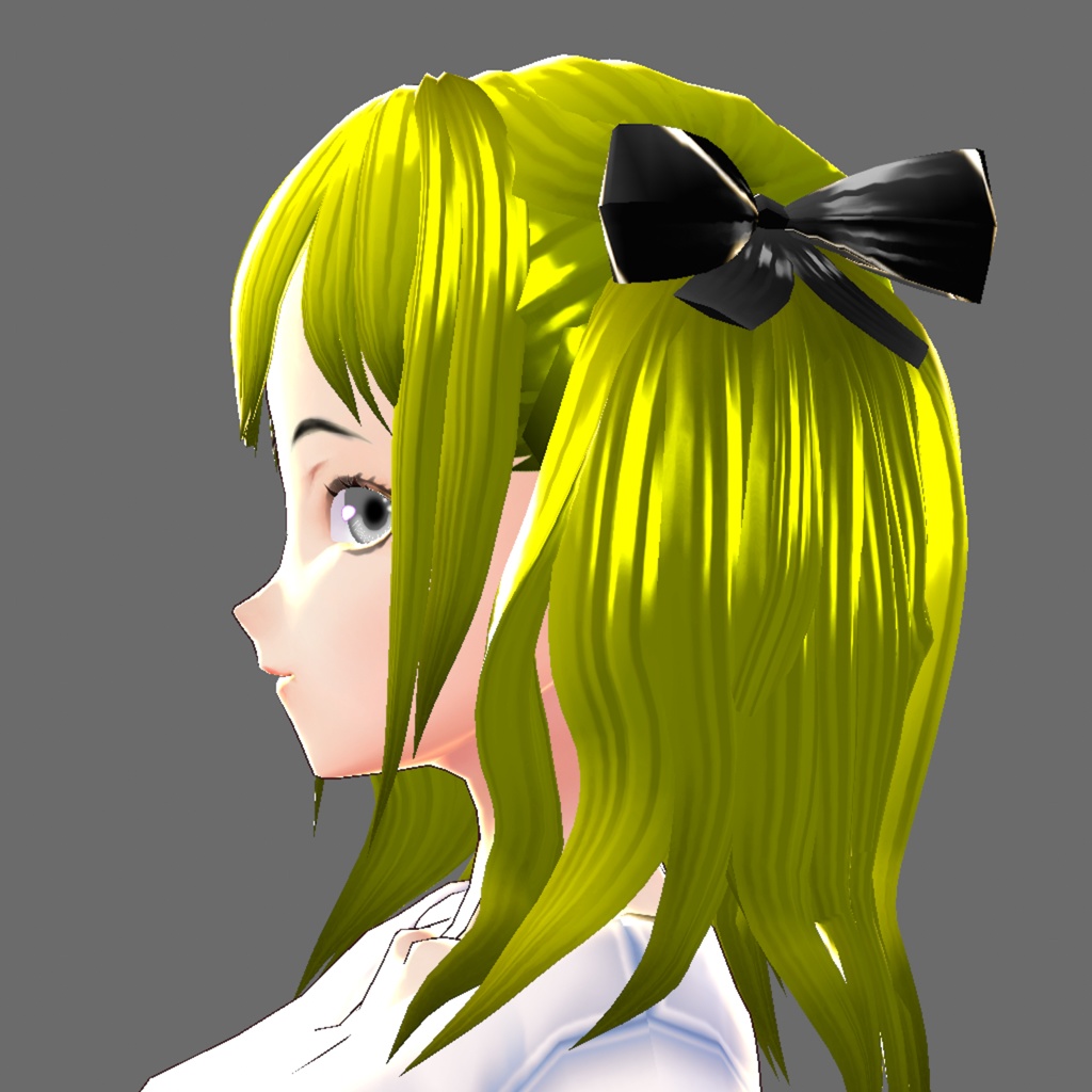 【VRoid用】ヘアプリセット (ツインテール)