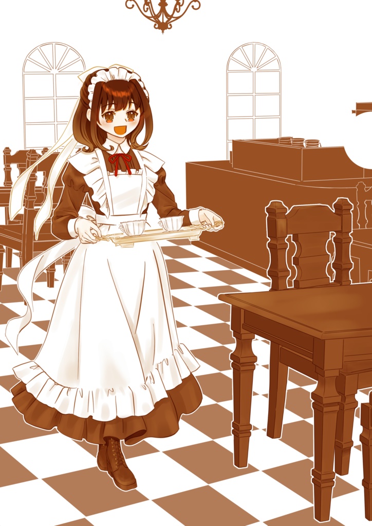 紅茶館クリアファイル