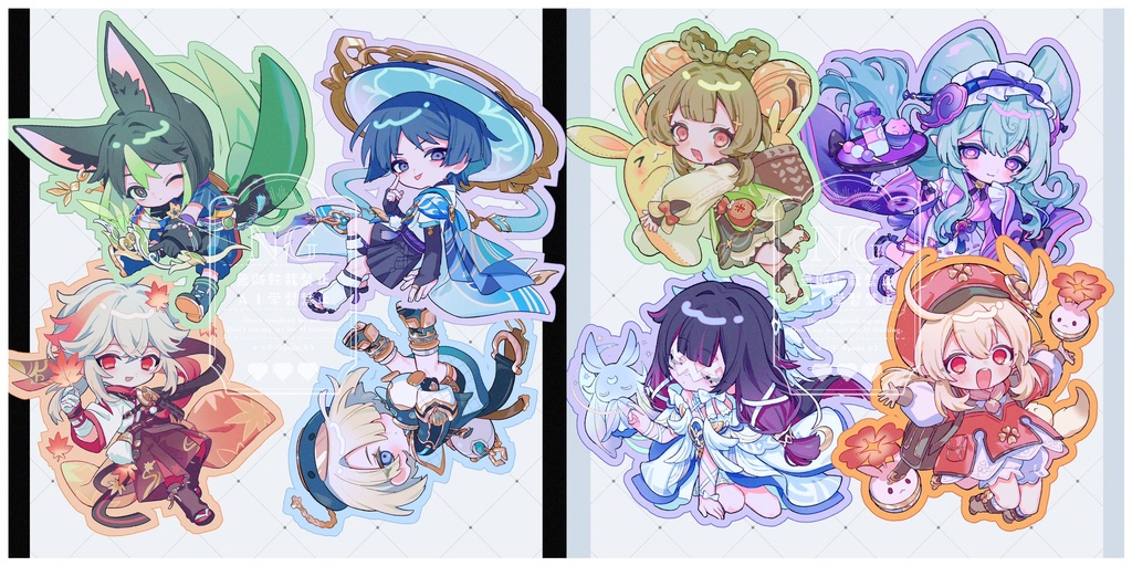 原神　アクリルキーホルダー