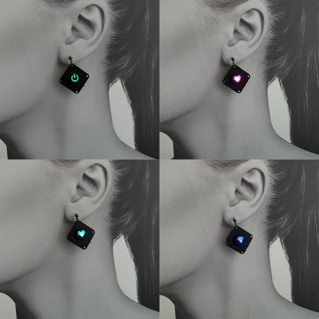 【ピアス】LEDが光るピアス(片耳)