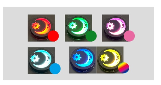 LEDアクセサリー -月と太陽・LONG-