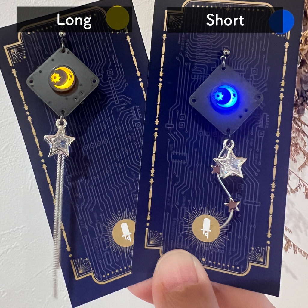 LEDアクセサリー -月と太陽・LONG-