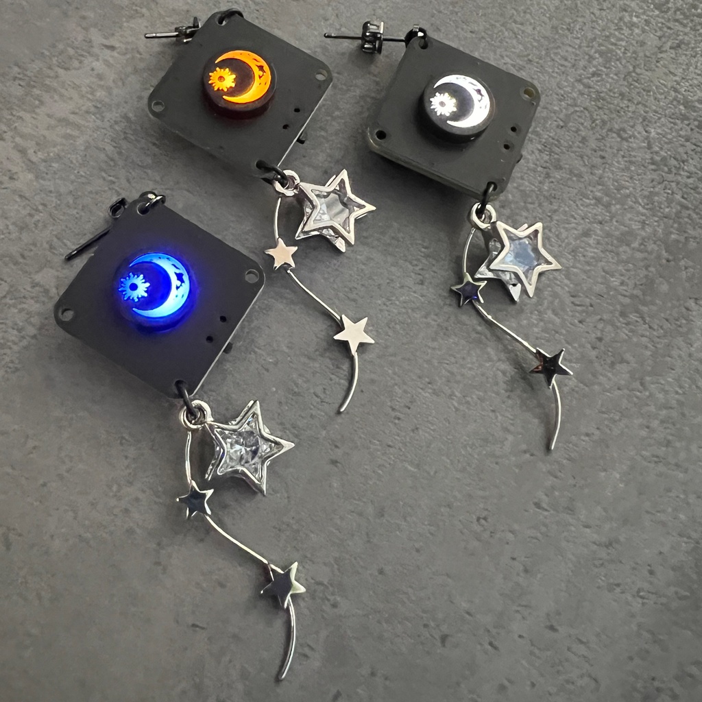 LEDアクセサリー -月と太陽・Short-