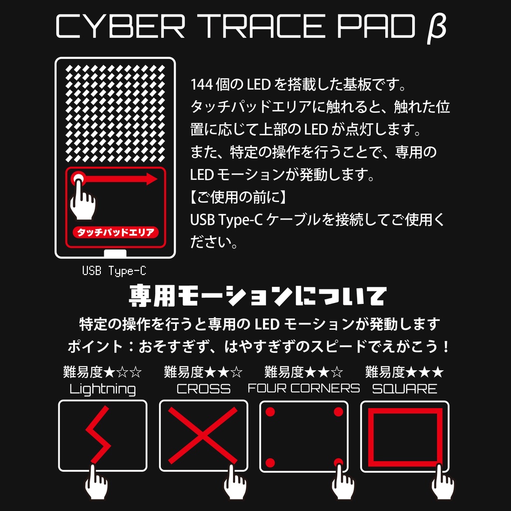 【C108新作】CYBER TRACE PAD(8月下旬より順次発送)