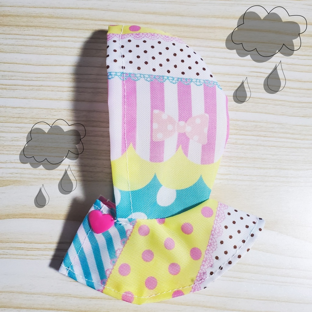 ゆめかわレインポンチョ