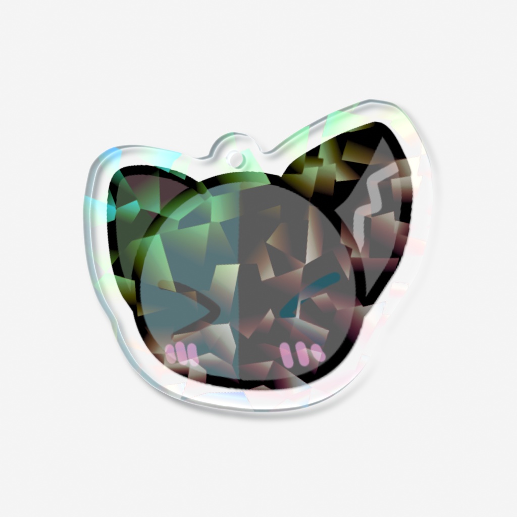 メグリのキラキラキーホルダー