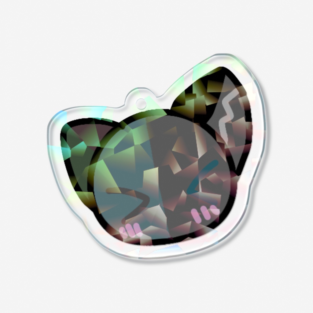 メグリのキラキラキーホルダー