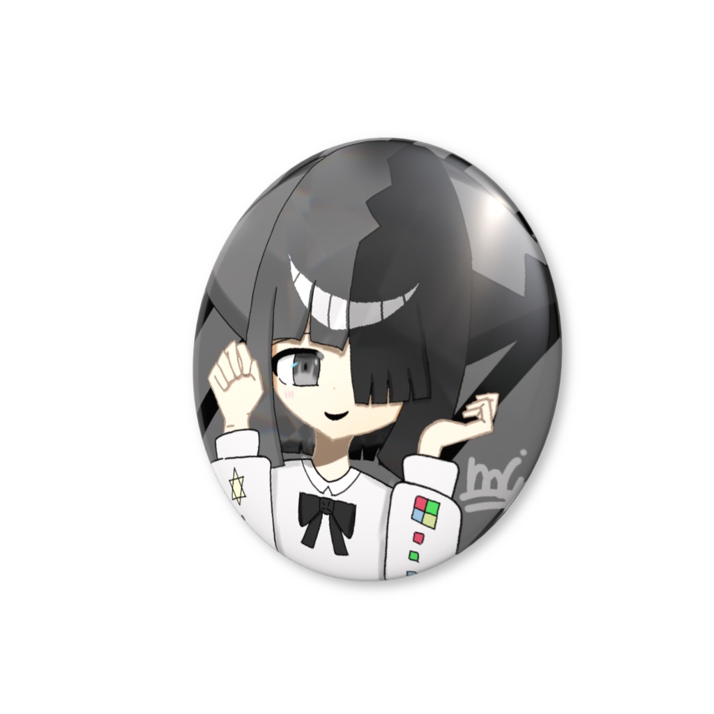 むめさん缶バッチ