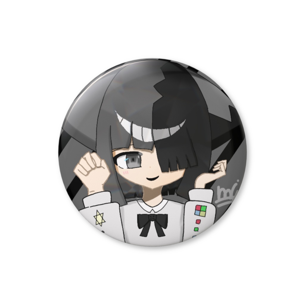 むめさん缶バッチ