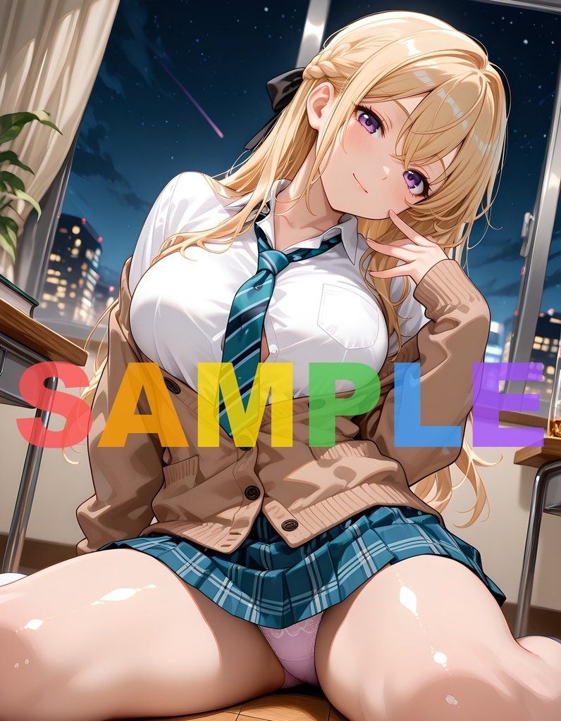 【BOOTH限定】制服パンチラCG集