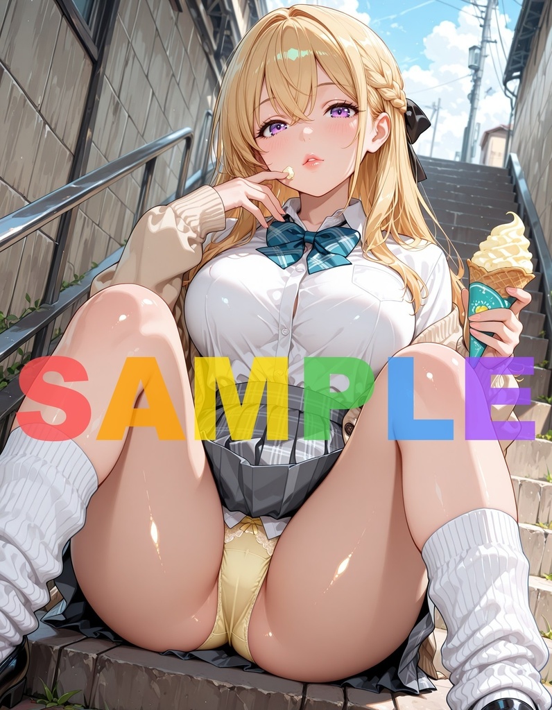 【BOOTH限定】制服パンチラCG集