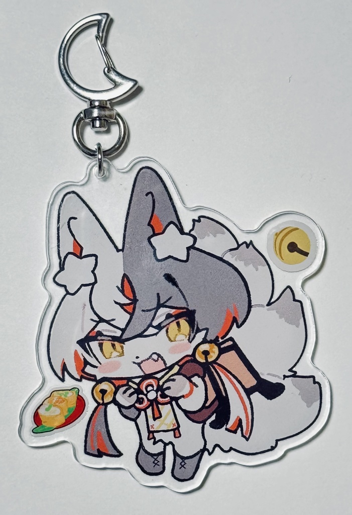 アクリルキーホルダー ミリけも🌸狐黒/うるし🌸