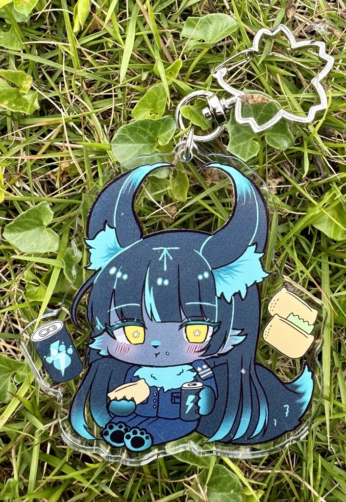 アクリルキーホルダー ミリけも🌸狐黒/うるし🌸