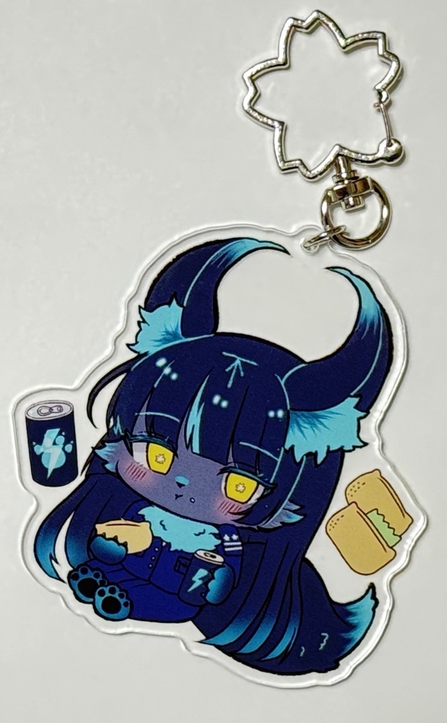 アクリルキーホルダー ミリけも🌸狐黒/うるし🌸