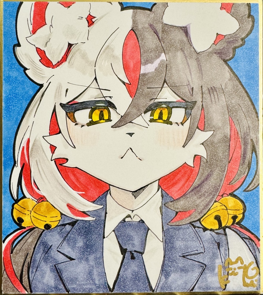 限定1枚 手書きイラスト「身分証うるし」