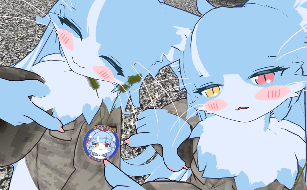 【公式】VRchat用 おまねこ/ハムチュンパッチ