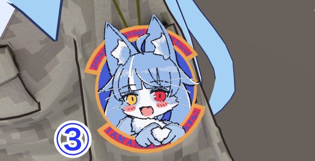 【公式】VRchat用 おまねこ/ハムチュンパッチ