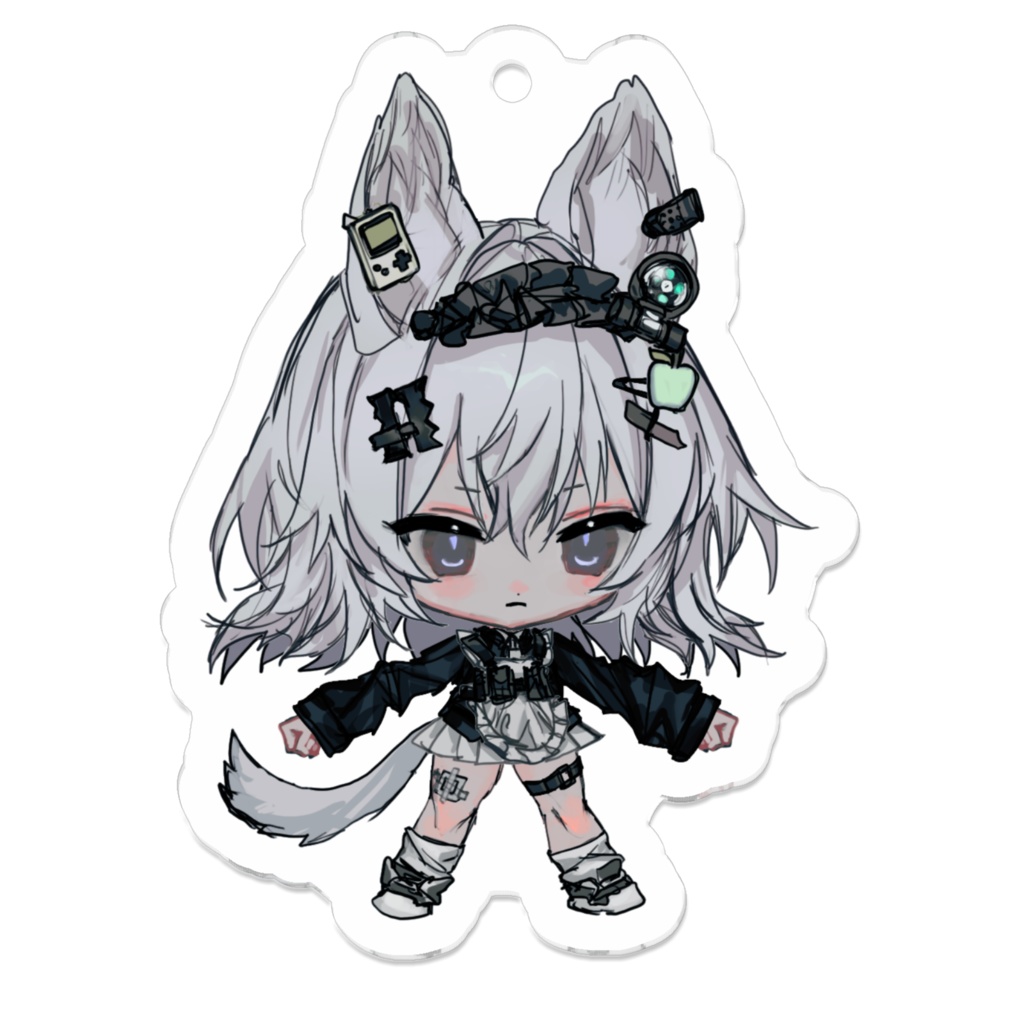 α-maid ミニアクリルキーホルダー