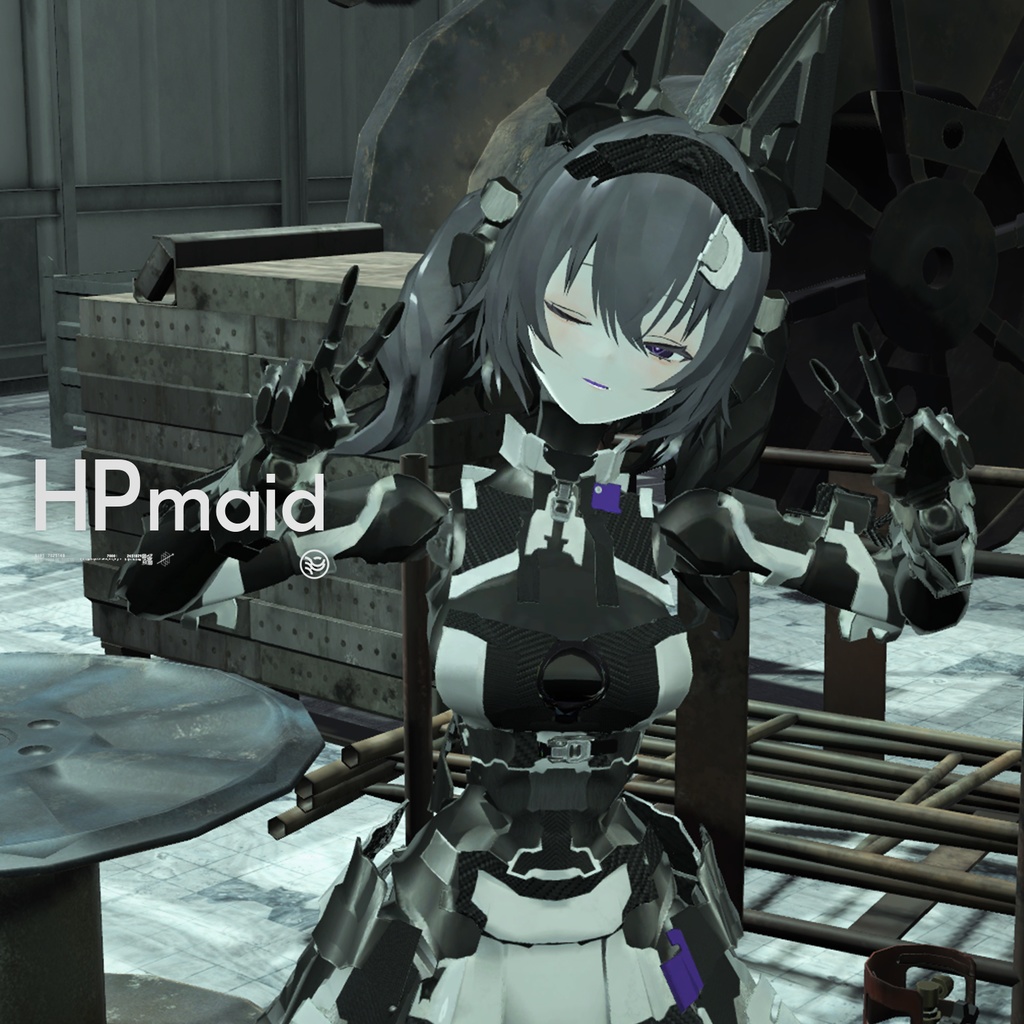 オリジナル3Dモデル HPmaid