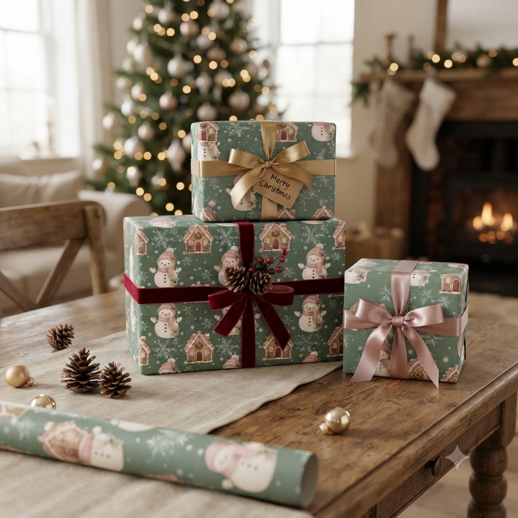 【クリスマス】大人かわいい デジタルペーパー20枚セット|シームレスパターン|Christmas Digital Paper