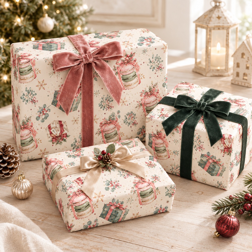大人かわいいクリスマスのデジタルペーパー 20枚セット Christmas Digital Paper – 20 Seamless Patterns