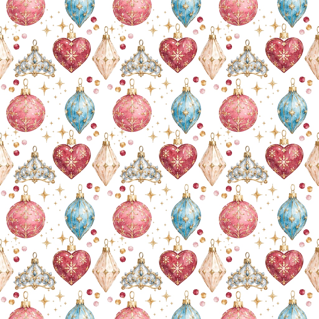 大人かわいいクリスマスのデジタルペーパー 20枚セット Christmas Digital Paper – 20 Seamless Patterns