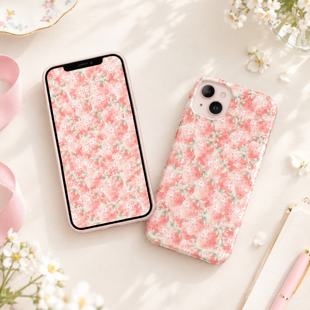 春の花と果物|水彩風デジタルペーパー16枚セット|シームレスパターン Spring Blossom & Fruit | Watercolor Digital Paper Collection | 16 Seamless Patterns
