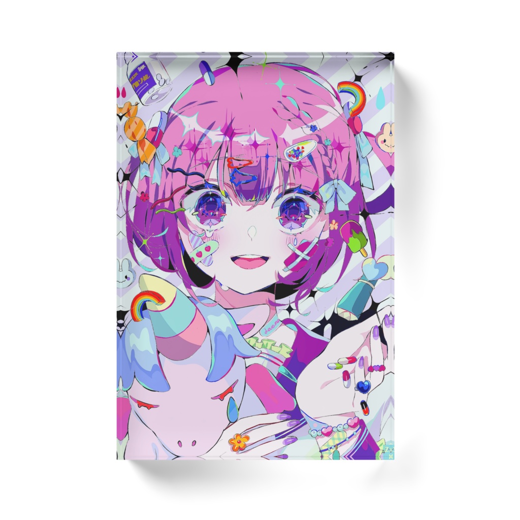 🦄まだ淡い夢を見てたいの💖アクリルブロック