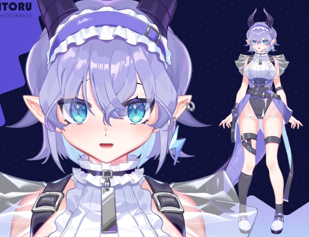 【VTS対応】竜宅MARK01.MAIDRYU【Live2Dモデル】