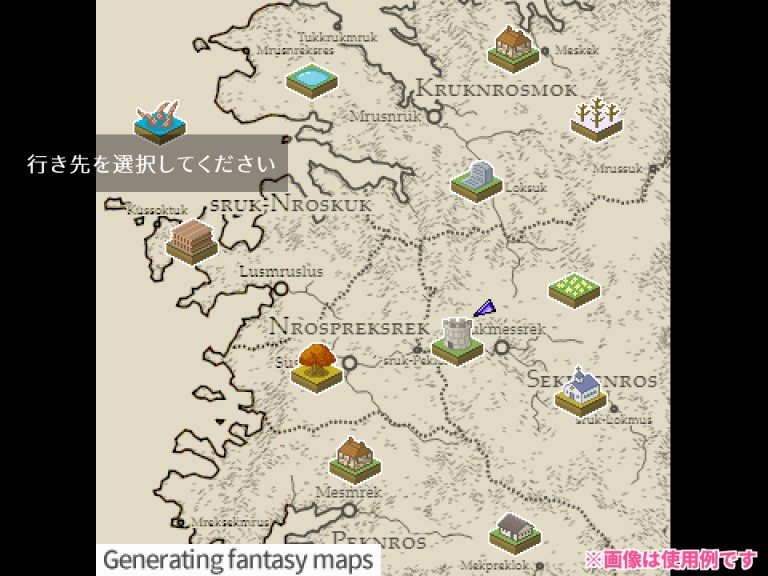 【ドット絵】建築ヴィネット素材(32×32サイズ)