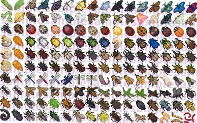 【ドット絵】昆虫素材(24×24サイズ)