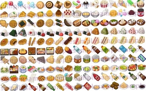 【ドット絵】料理素材第二弾(32×32サイズ)
