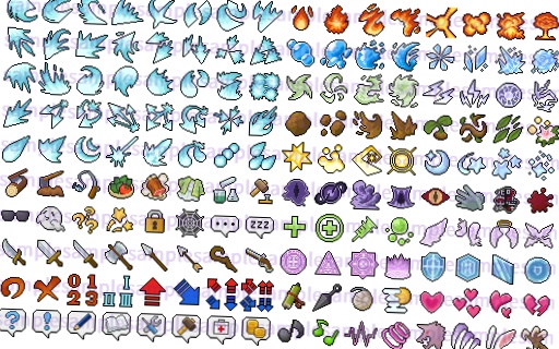 【ドット絵】スキルアイコン(32×32サイズ)