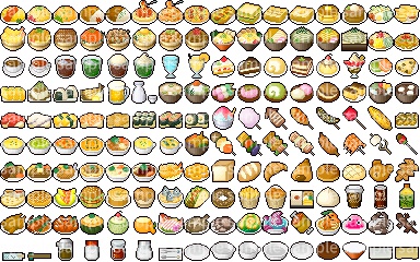 ドット絵 料理素材 24 24サイズ ドット絵素材販売所 Booth