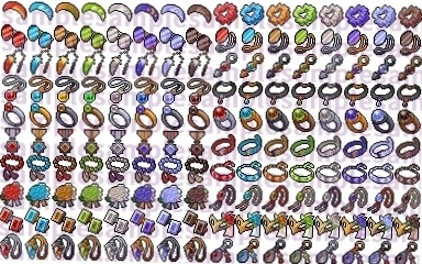 【ドット絵】アクセサリー素材(24×24サイズ)