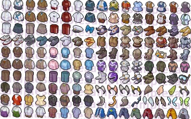 【ドット絵】衣装素材(24×24サイズ)