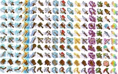 【ドット絵】武器スキルアイコン素材(24×24)