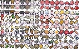 【ドット絵】酪農畜産素材(16×16)